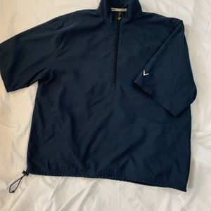 Men’s Callaway short sleeve golf windbreaker size M